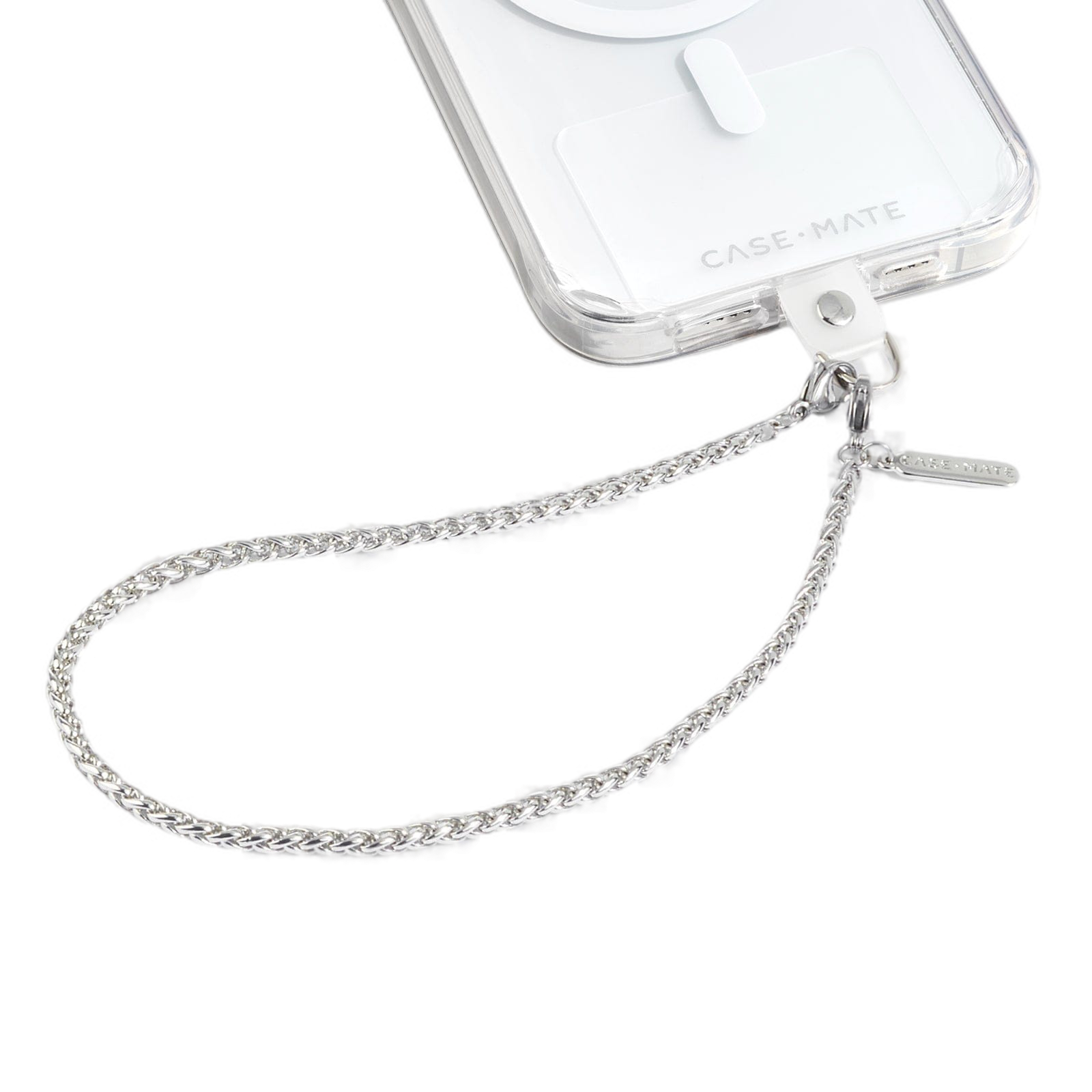 Dainty Silver Chain Phone Charm