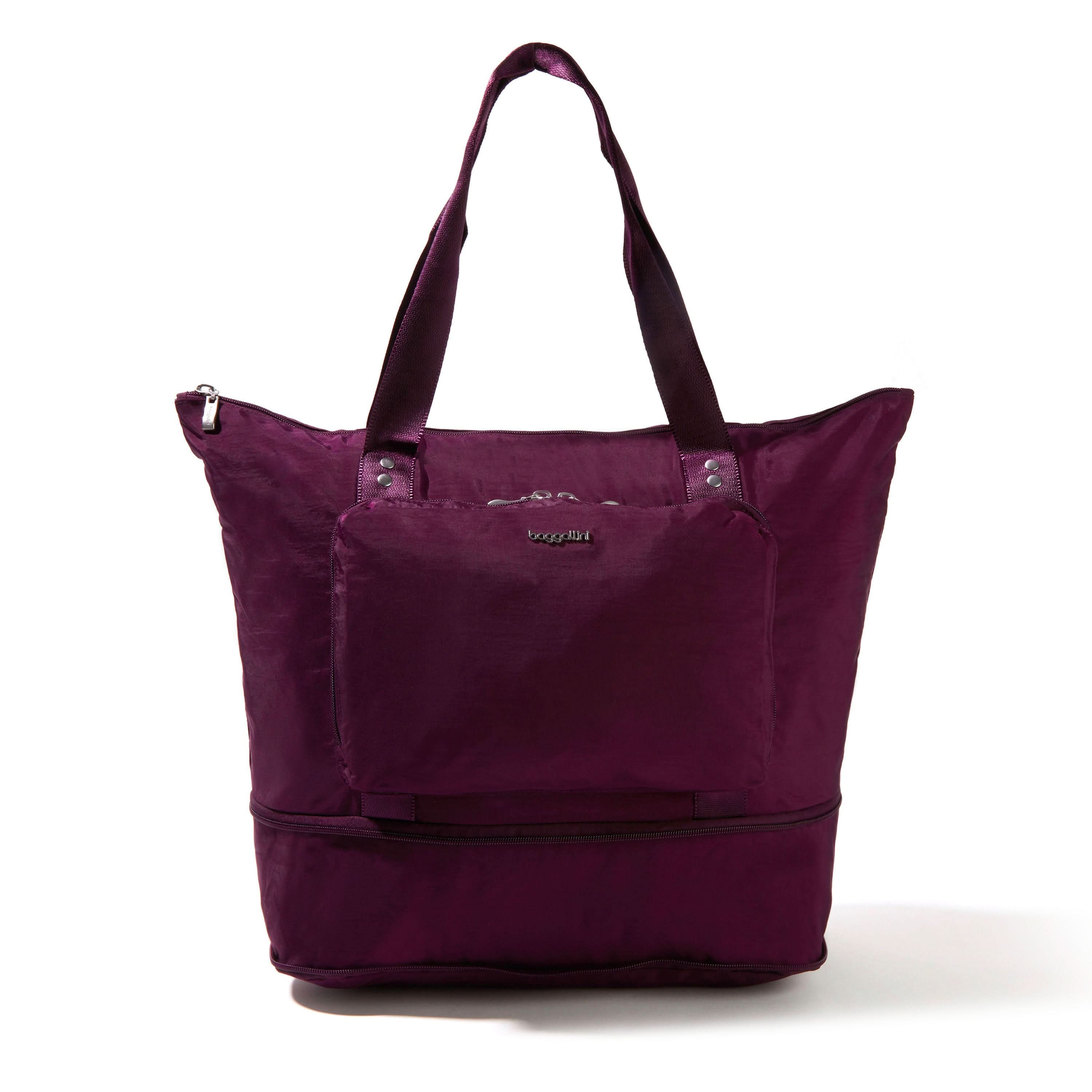 Carryall Expandable Packable Weekender Tote Bag