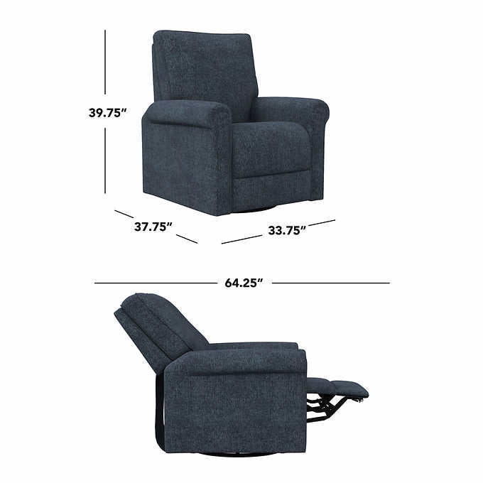 Andrews Fabric Swivel Glider Recliner