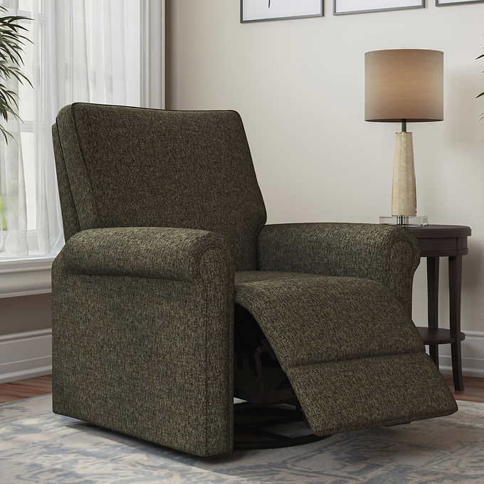 Andrews Fabric Swivel Glider Recliner
