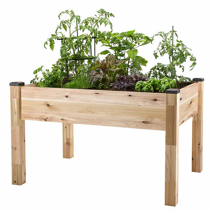 CedarCraft Elevated Cedar Planter 34" x 49" x 30"