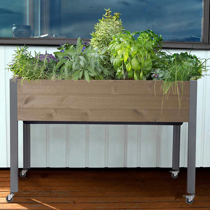CedarCraft Self-Watering Elevated Spruce Planter