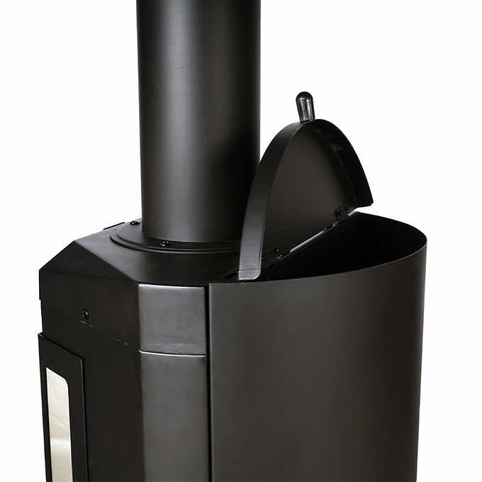 Flame Pro 81”H Steel Patio Pellet Heater
