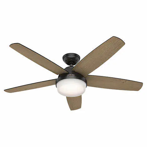 Hunter Avia II LED 52" Indoor Ceiling Fan with Light and Remote