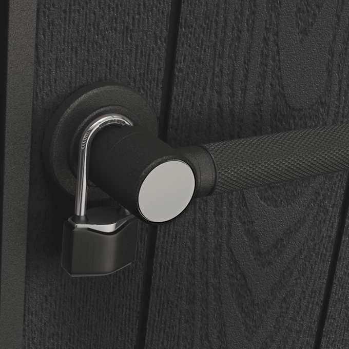 Keter DecoCoat 7x7 Premium Modern Outdoor Storage Shed