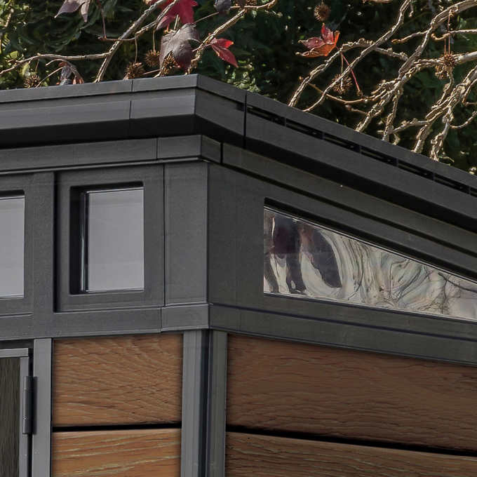 Keter DecoCoat 7x7 Premium Modern Outdoor Storage Shed