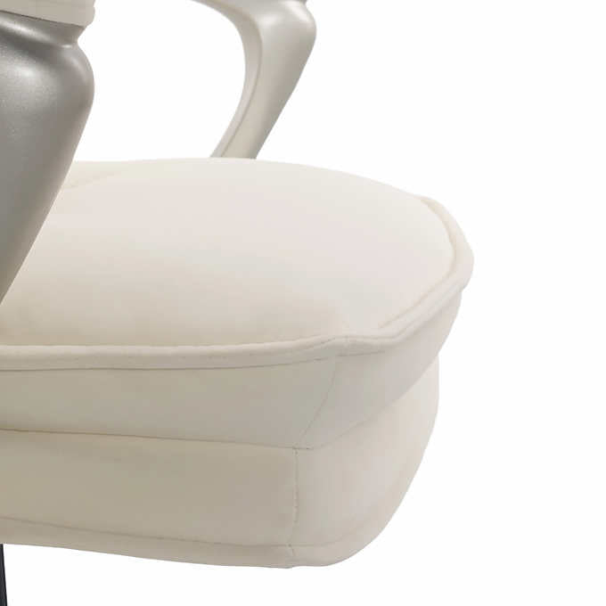 Lillian August Peyton Plush Velvet High Back Office Chair