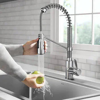 Delta Pull-Down High Arc Single Handle Kitchen Faucet
