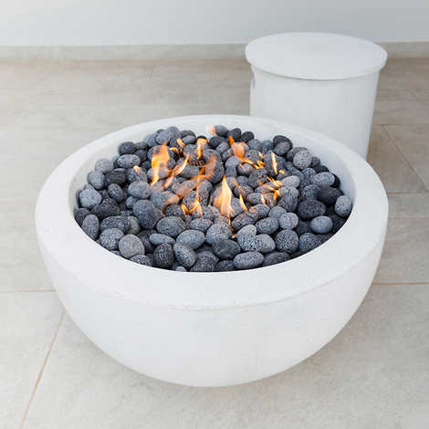 Architectural Precast Concrete Propane Fire Pits by ModaConcrete