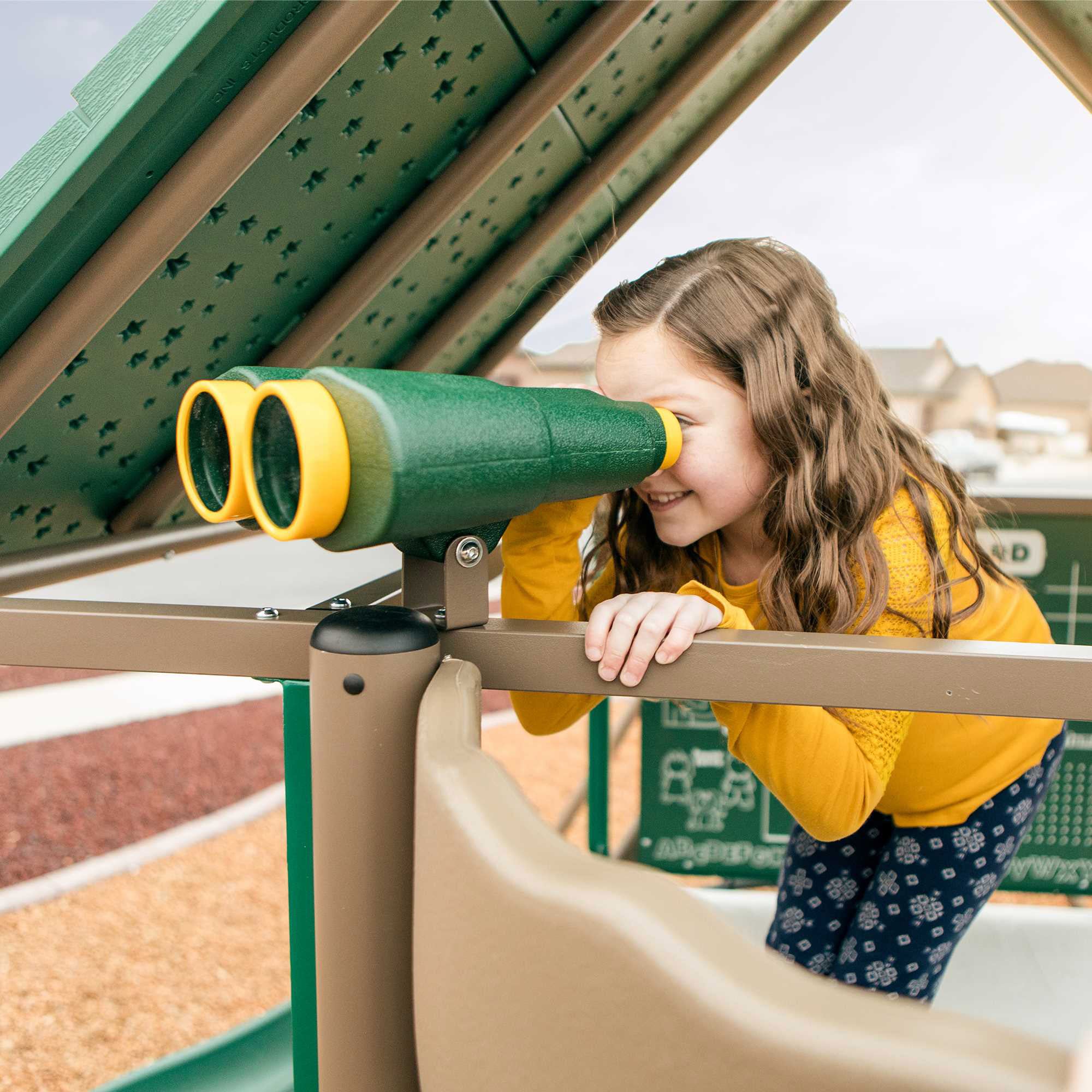 Lifetime Lookout Double-Slide Swing Set