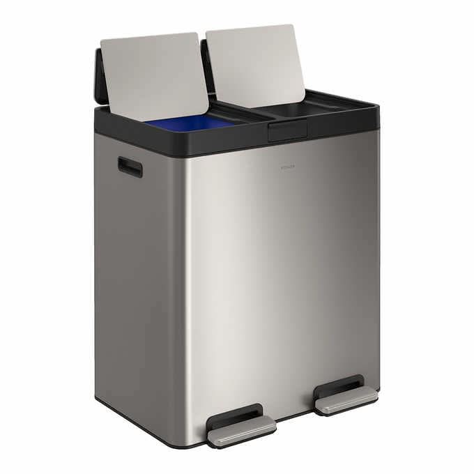 Kohler 82L Dual Bin Step Trash Can