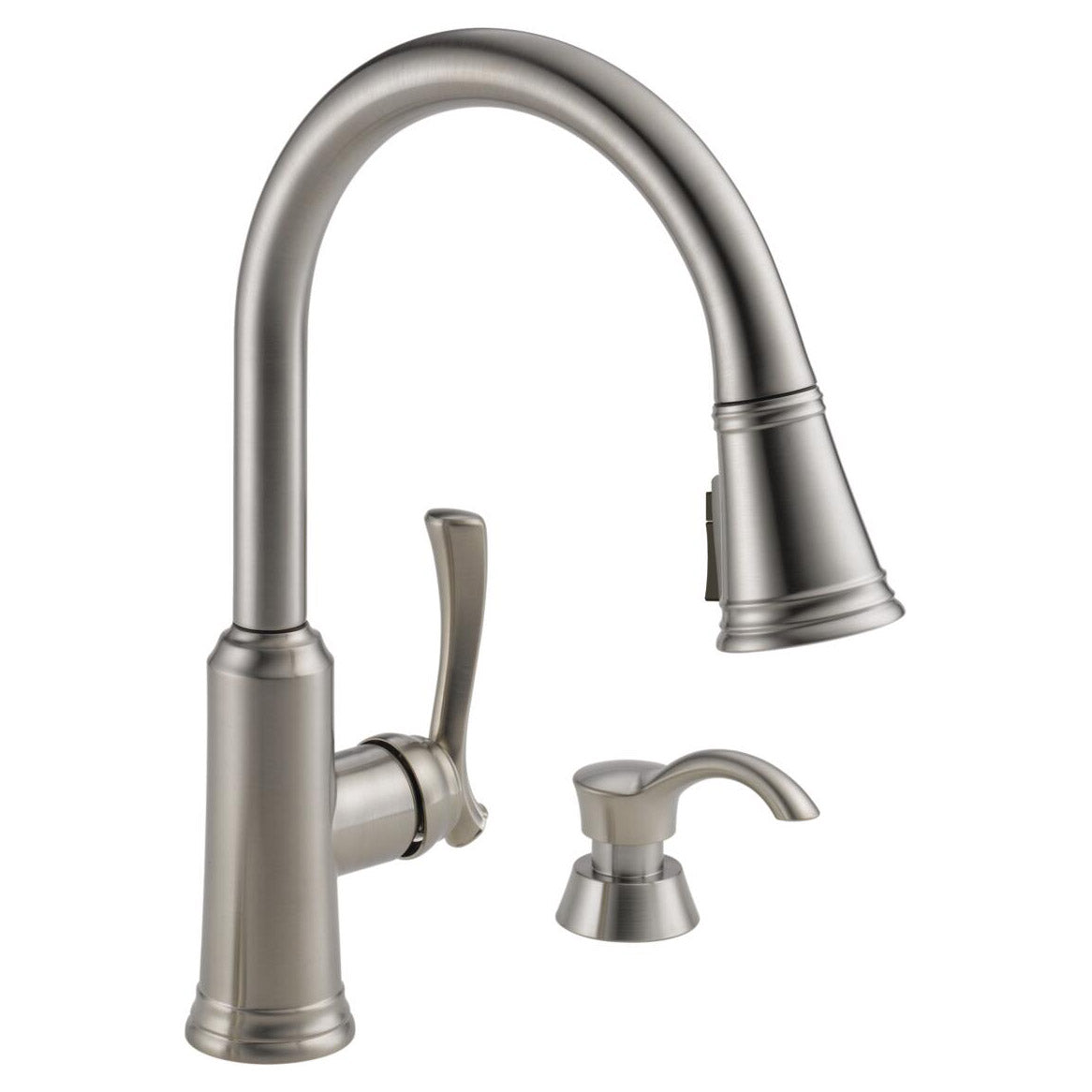 Delta Lakeview Single-Handle Pull-Down Sprayer Kitchen Faucet