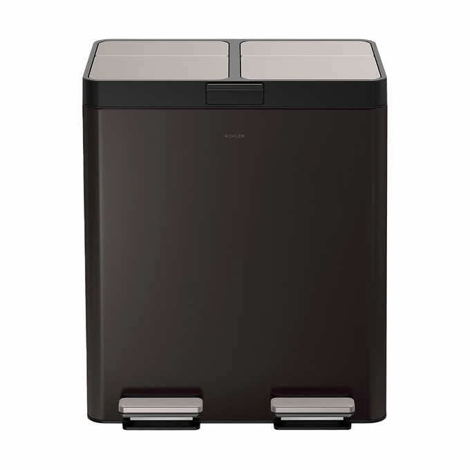 Kohler 82L Dual Bin Step Trash Can