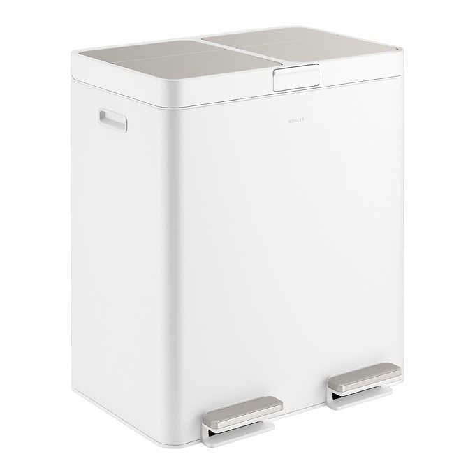 Kohler 82L Dual Bin Step Trash Can
