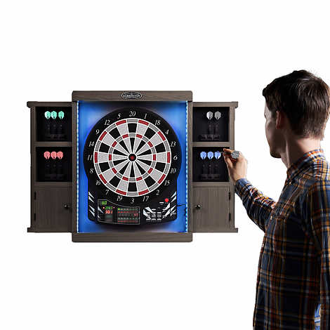 Barrington Electronic Dartboard with Cabinet