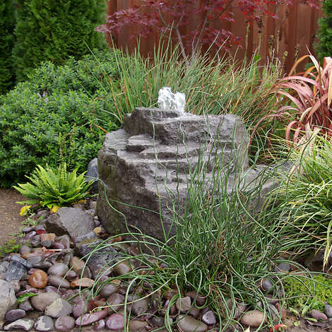Mountain Spring Pondless 24" Bubbler Fountain