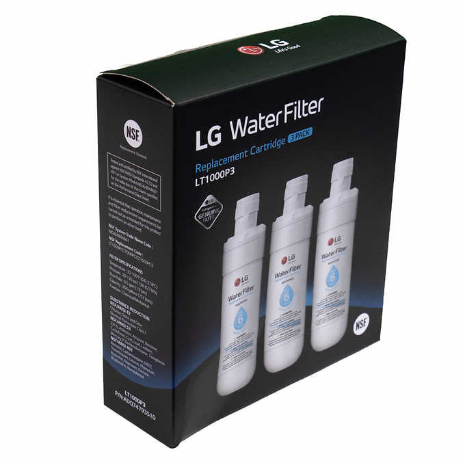 LG LT1000P3 Water Filter, 3-pack