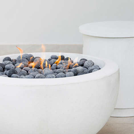 Architectural Precast Concrete Propane Fire Pits by ModaConcrete