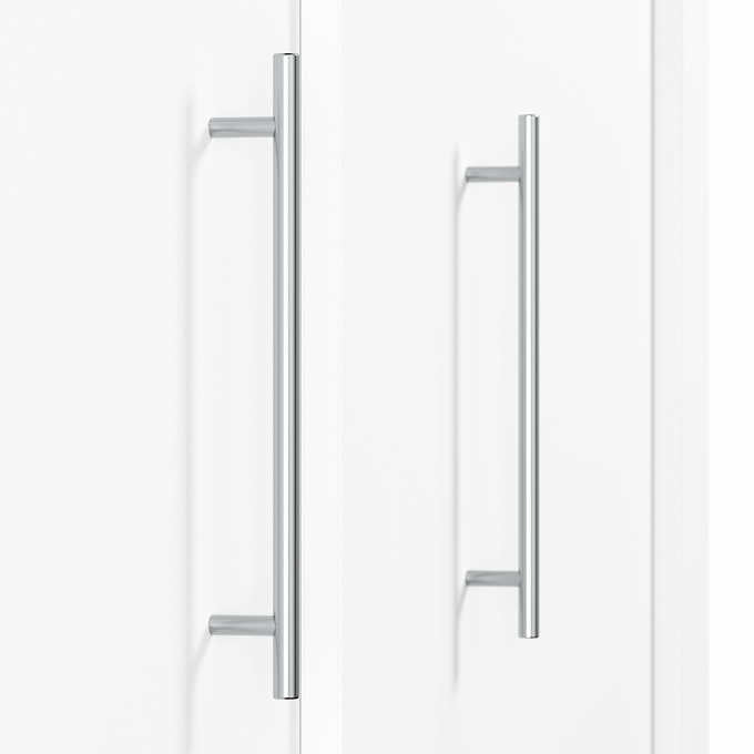 Boutique Full Wall Bed with Two Storage Units and Drawer