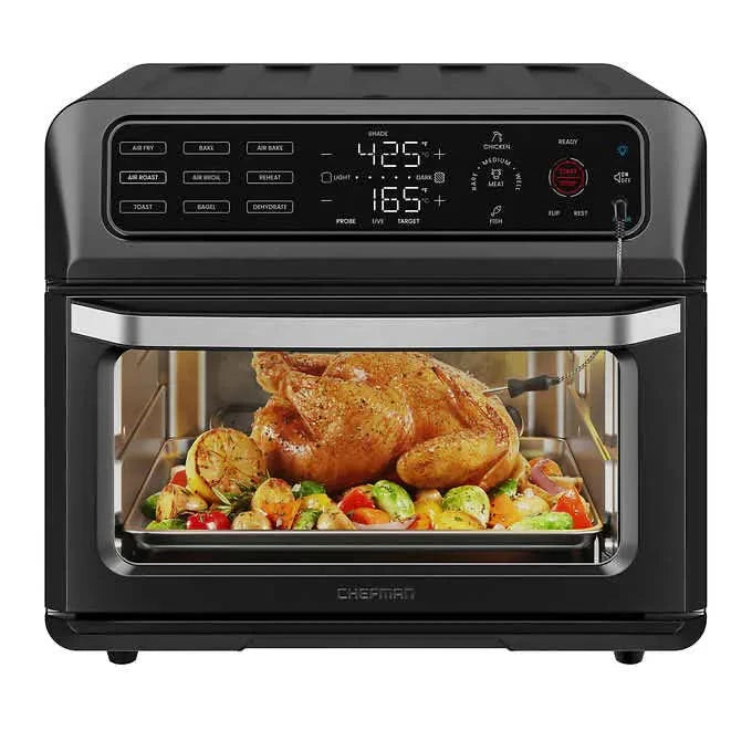 20 qt. 12-in-1 Air Fryer Oven with Probe Thermometer