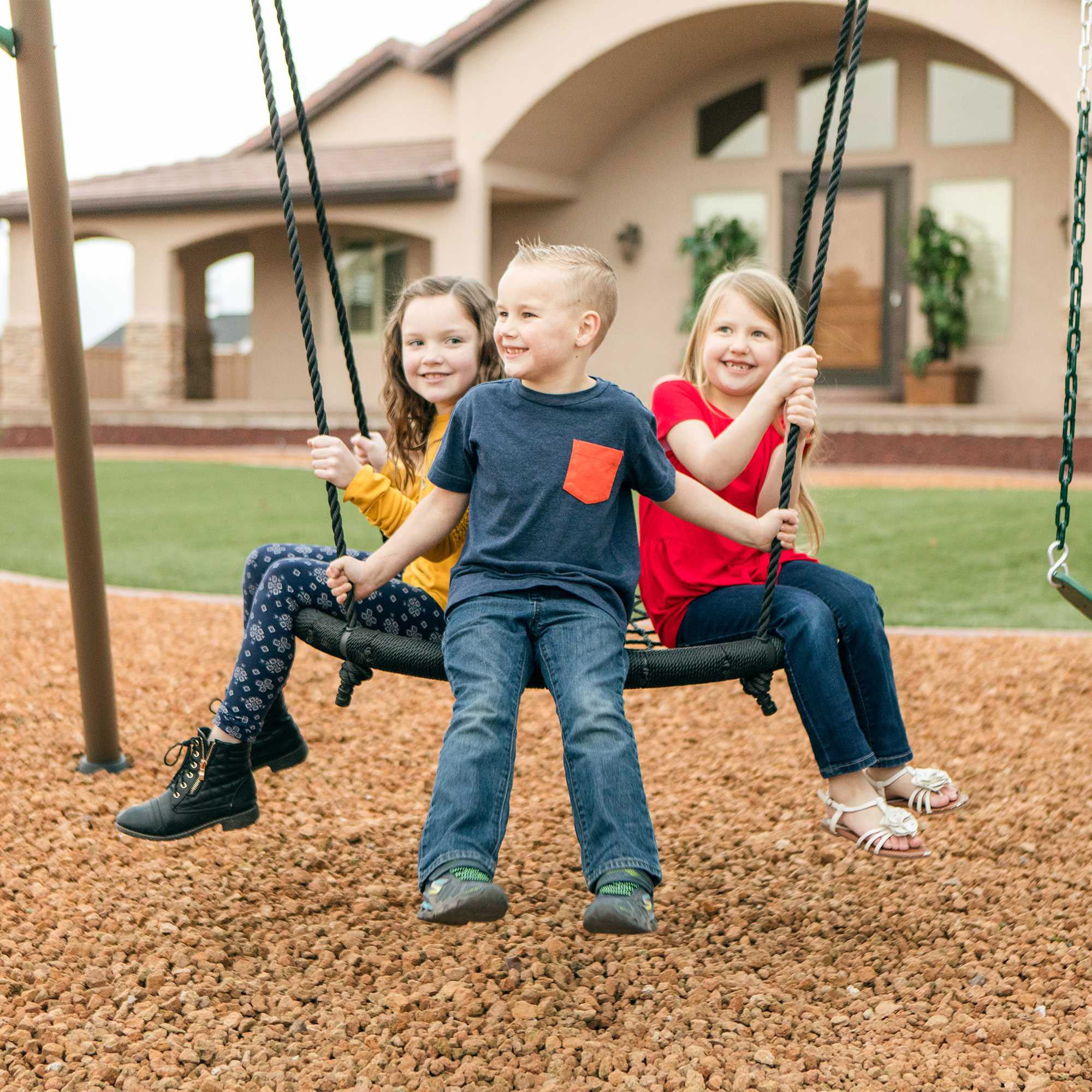 Lifetime Lookout Double-Slide Swing Set