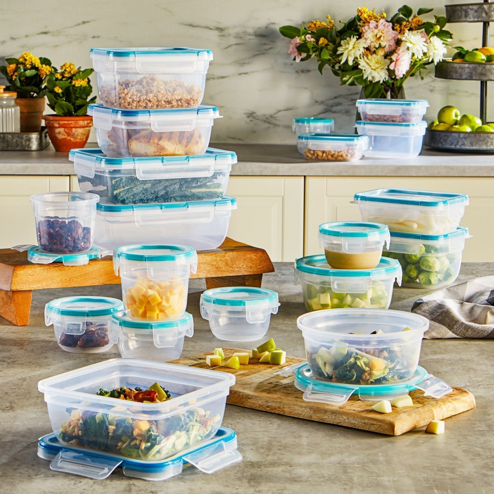 38-piece Plastic Food Storage Set