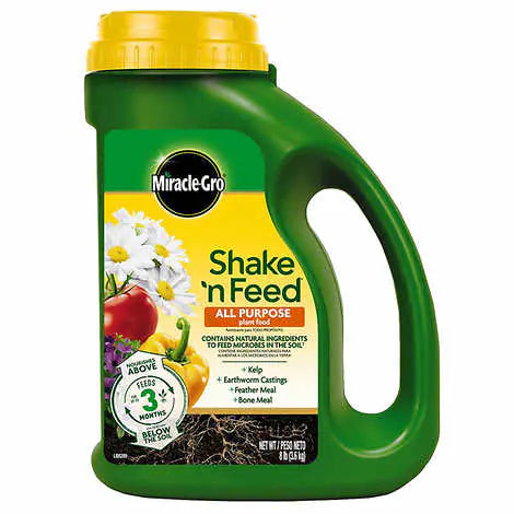 Miracle-Gro Shake 'n Feed All Purpose Plant Food 8 lb