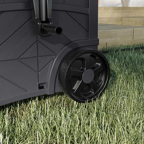 Suncast Smart Tube Hose Hideaway with Brass Connections