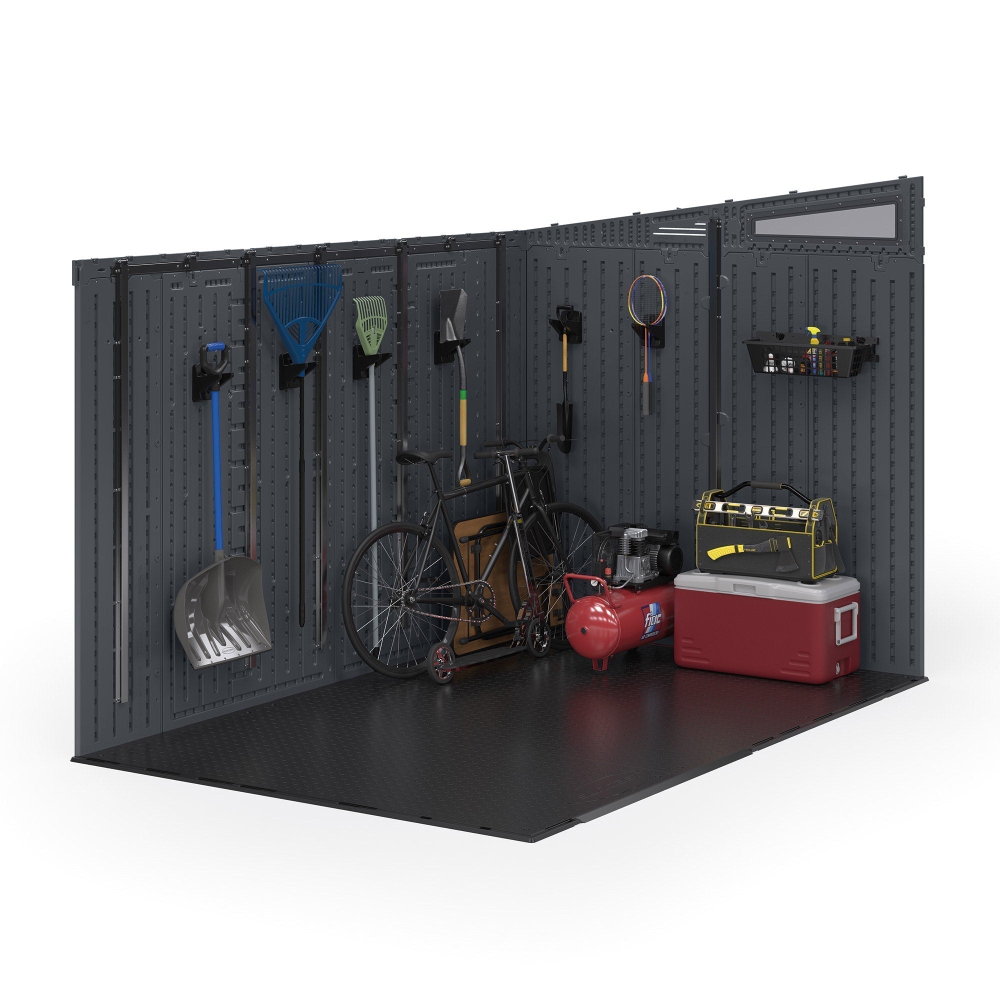 Suncast Modernist 10ft x 7ft. Sliding Door Storage Shed