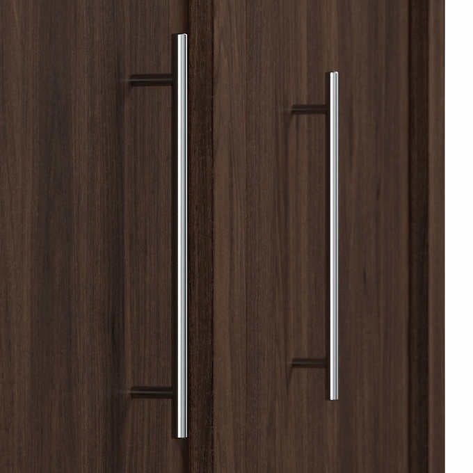 Boutique Full Wall Bed with Two Storage Units and Drawer