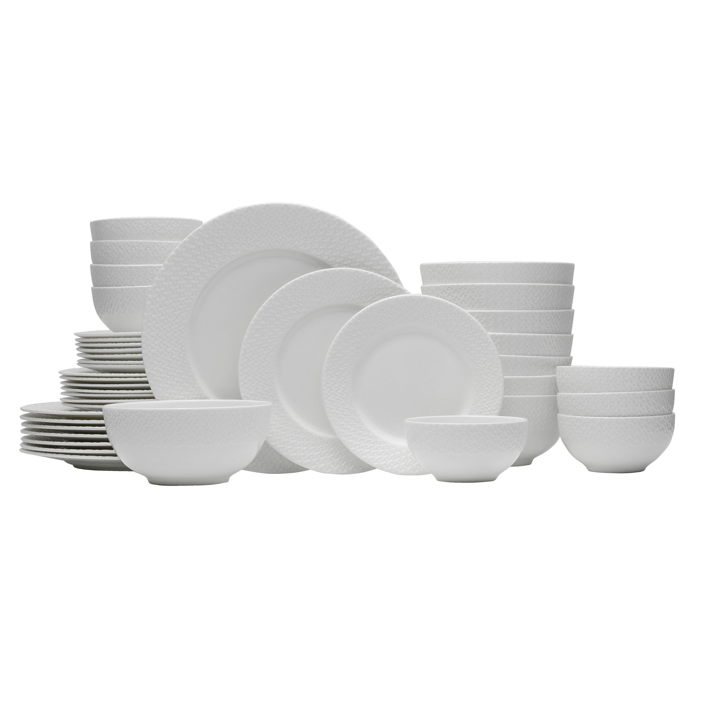 Mikasa Lattice 40-piece Bone China Dinnerware Set