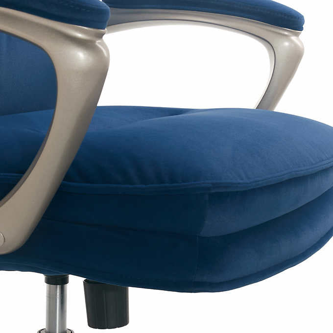 Lillian August Peyton Plush Velvet High Back Office Chair