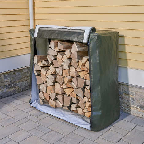 ShelterLogic 4' Firewood Rack with Cover