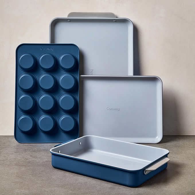 Caraway 4-Piece Ceramic Non-Stick Bakeware Set