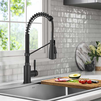 Delta Pull-Down High Arc Single Handle Kitchen Faucet