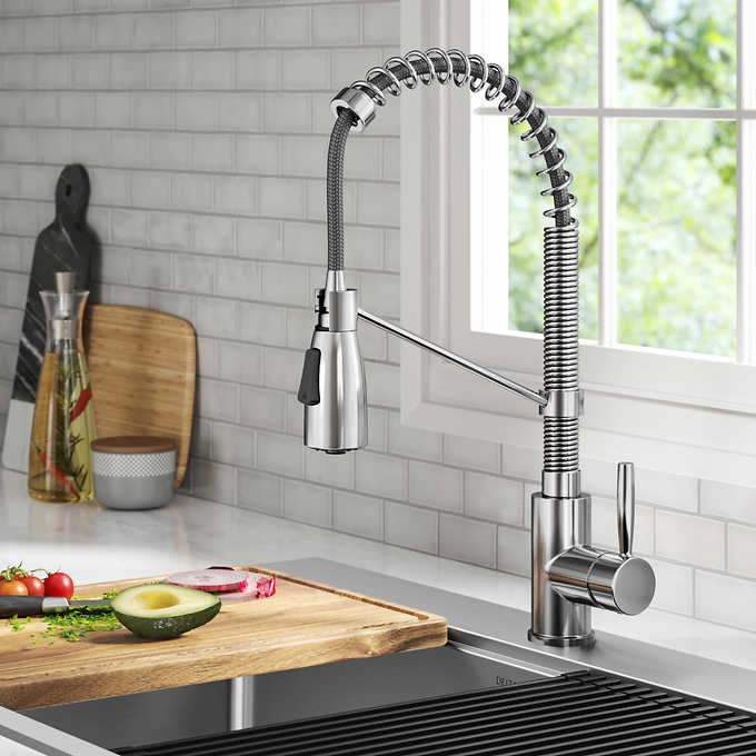 Delta Pull-Down High Arc Single Handle Kitchen Faucet