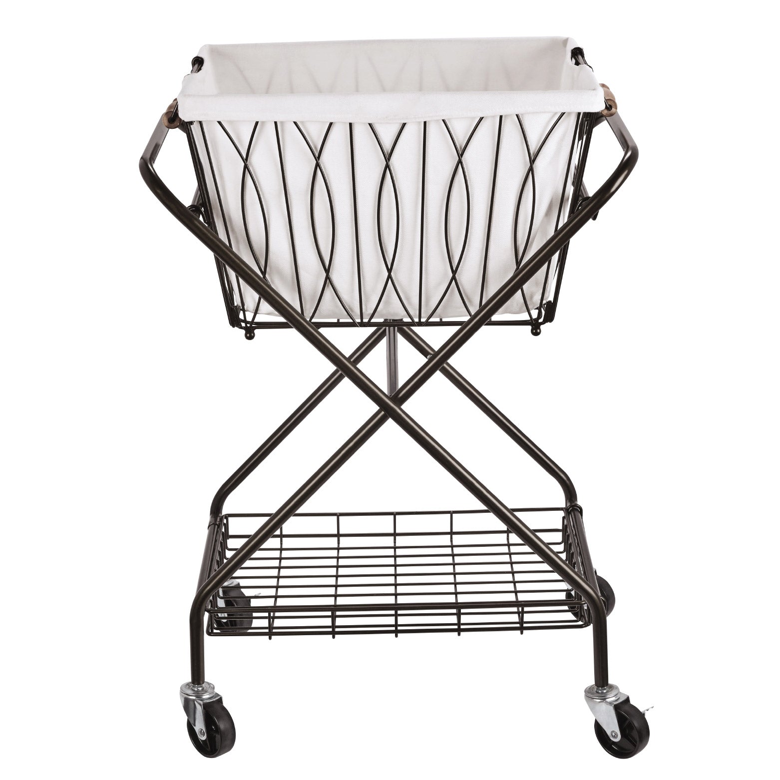 Artesa Verona Laundry Cart with Removable Basket