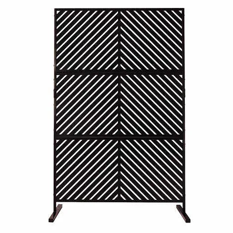 71" Metal Patio Privacy Screen