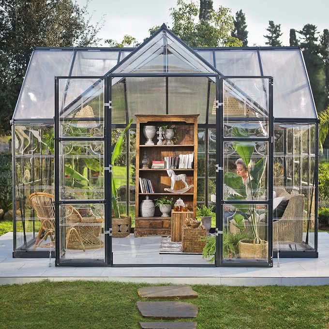 Palram Canopia Victory Orangery 10'x12' Greenhouse and Solarium w/Auto Vent Kit