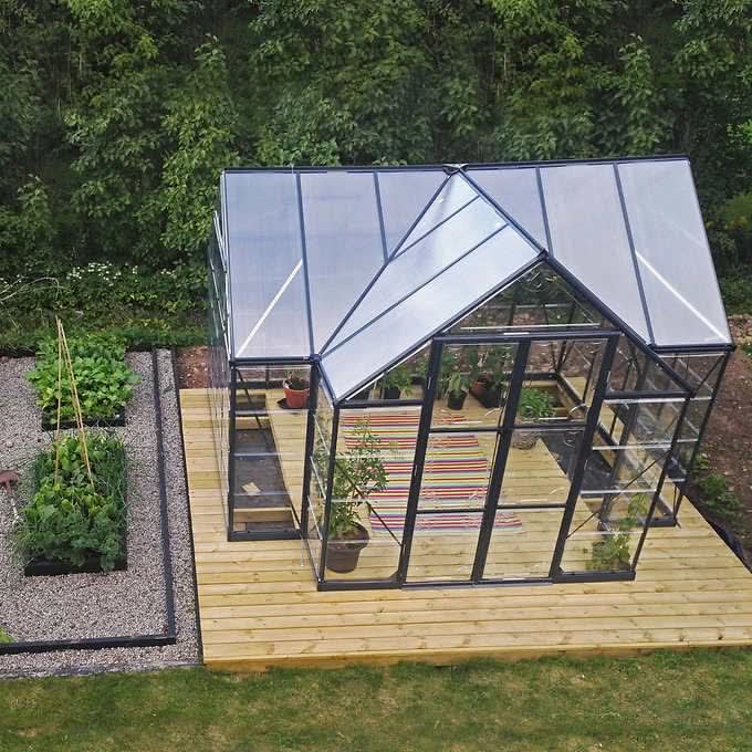 Palram Canopia Victory Orangery 10'x12' Greenhouse and Solarium w/Auto Vent Kit