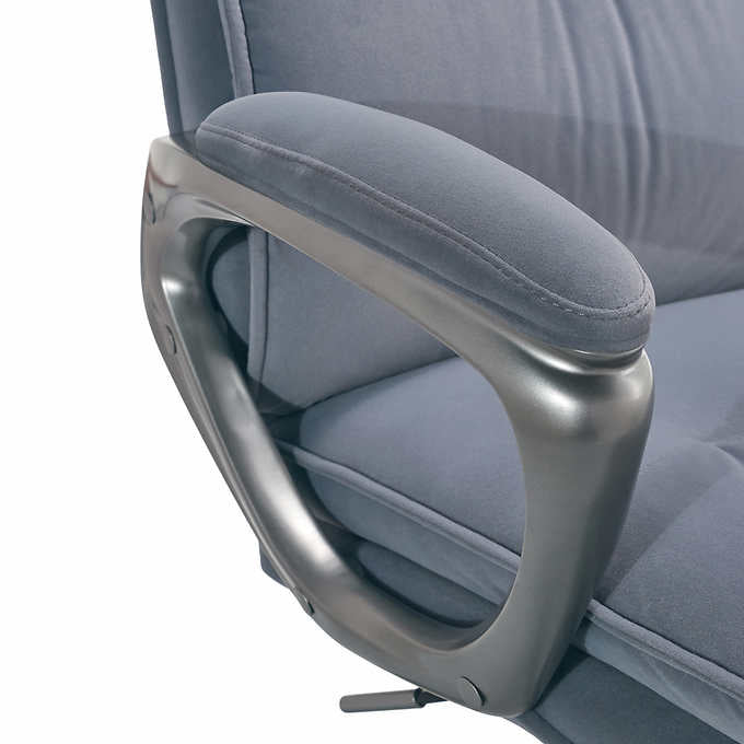 Lillian August Peyton Plush Velvet High Back Office Chair