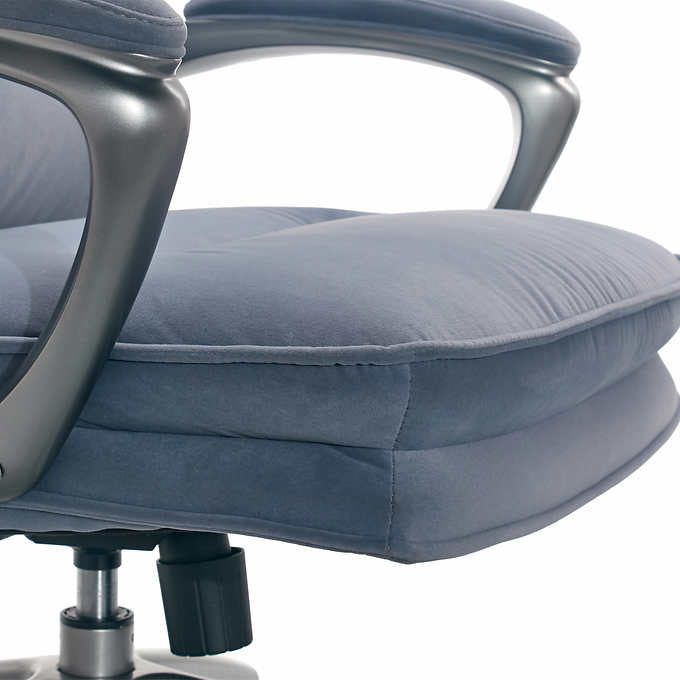 Lillian August Peyton Plush Velvet High Back Office Chair