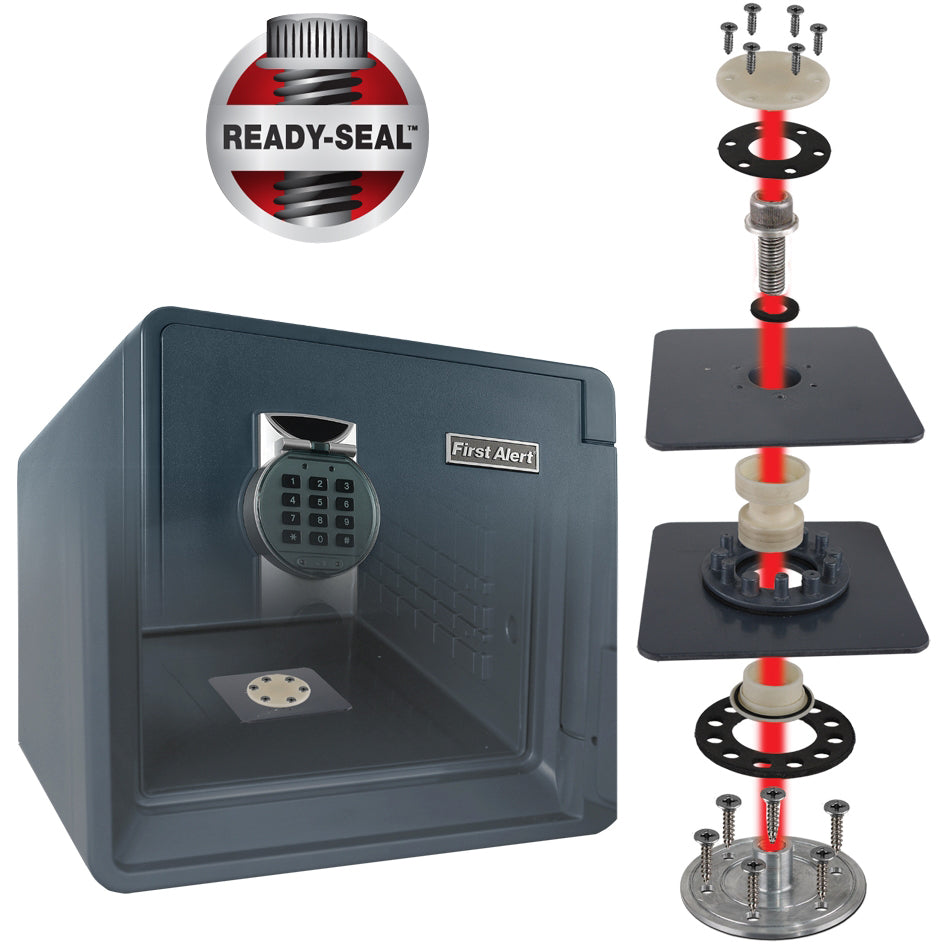 First Alert 0.94 cu. ft. Digital Ready-Seal Waterproof Fire Resistant Safe
