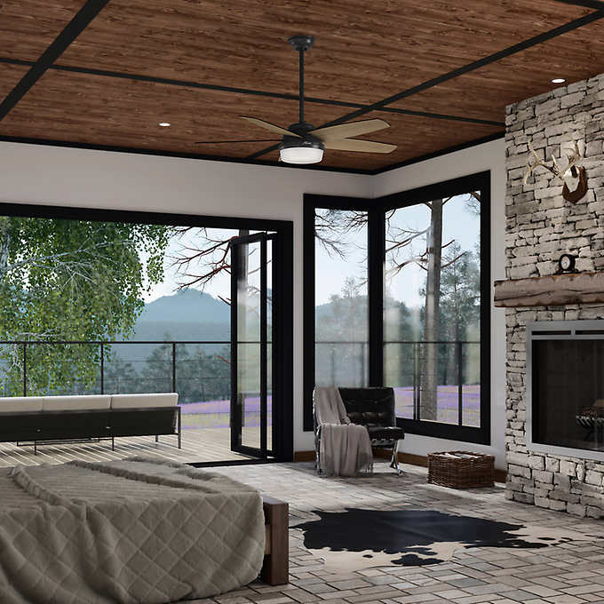 Hunter Avia II LED 52" Indoor Ceiling Fan with Light and Remote