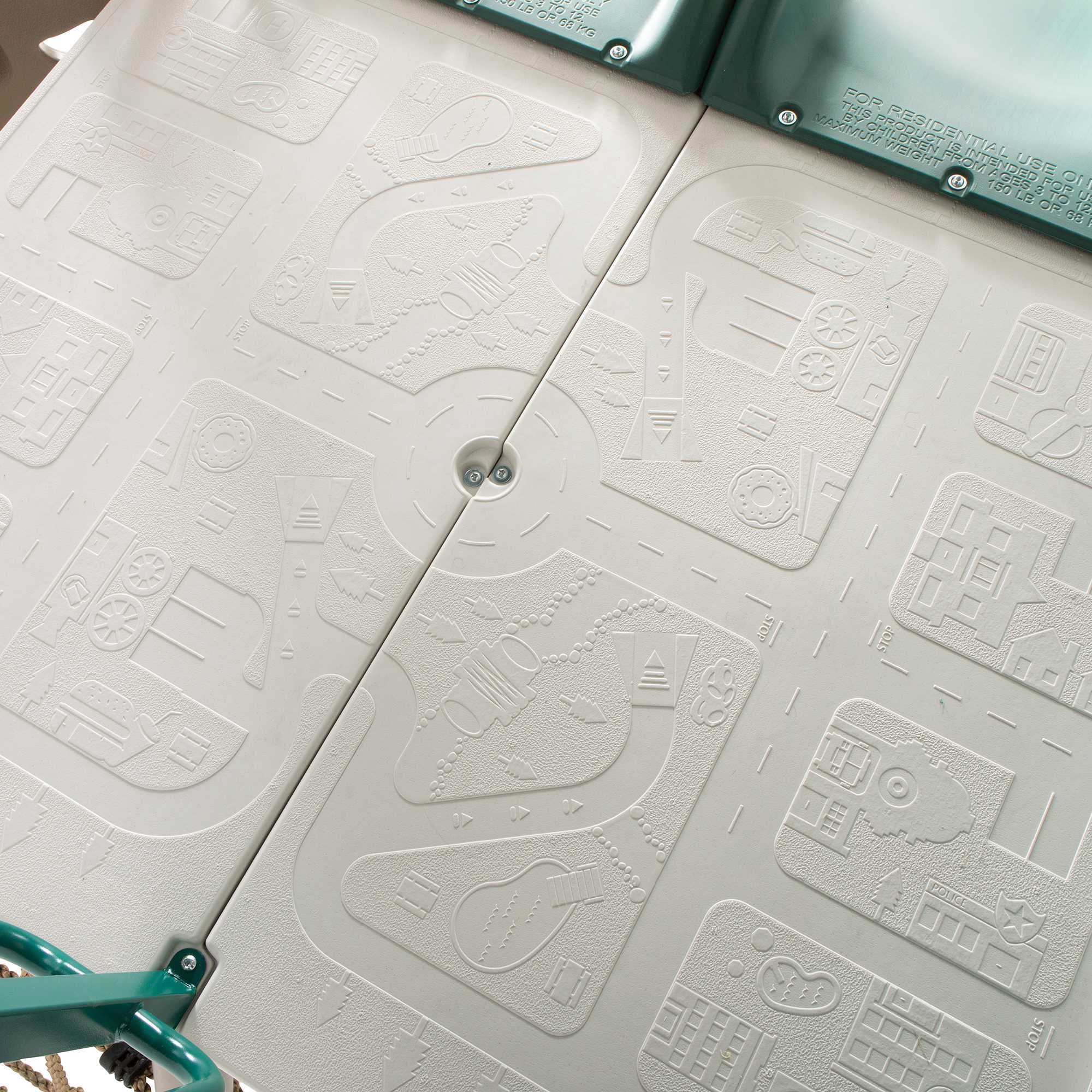 Lifetime Lookout Double-Slide Swing Set