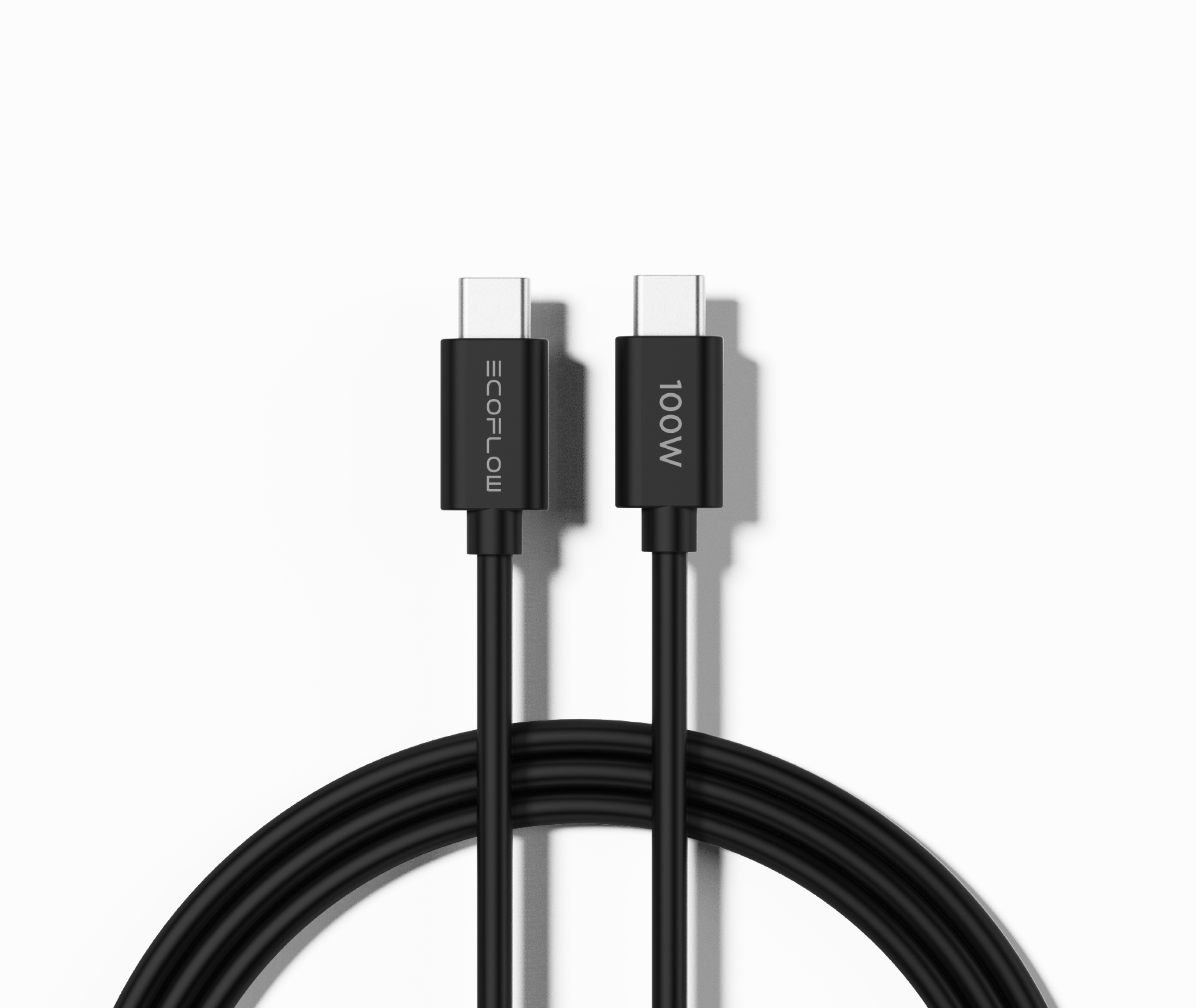 EcoFlow RAPID 65W GaN Wall Charger (3 ports) with 100W Cable - 2 pack