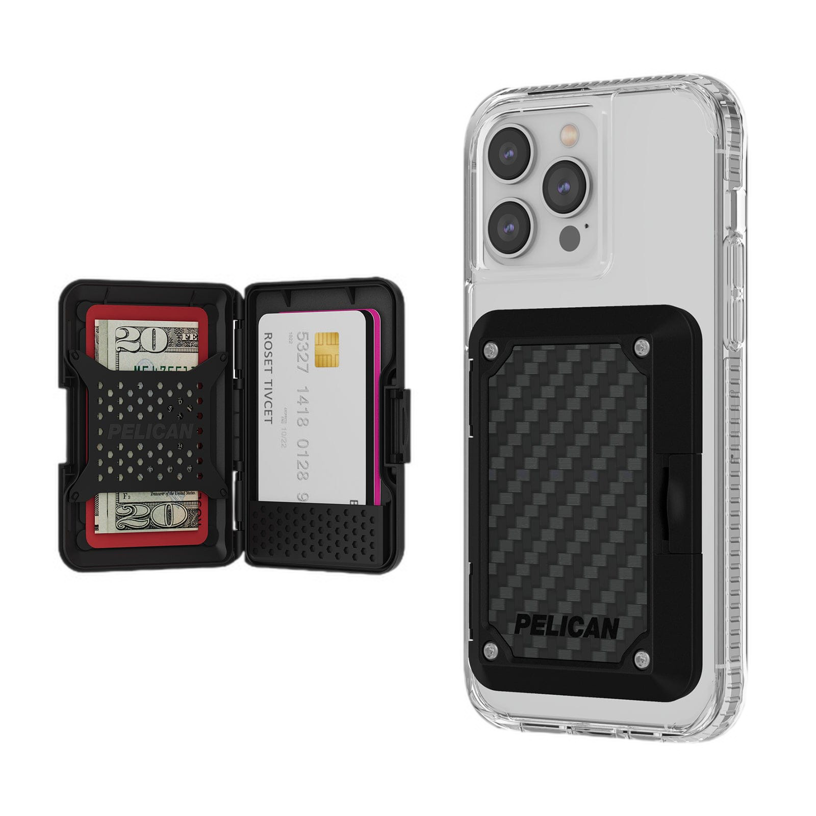 Pelican Shield MagSafe RFID Blocking Wallet Kevlar