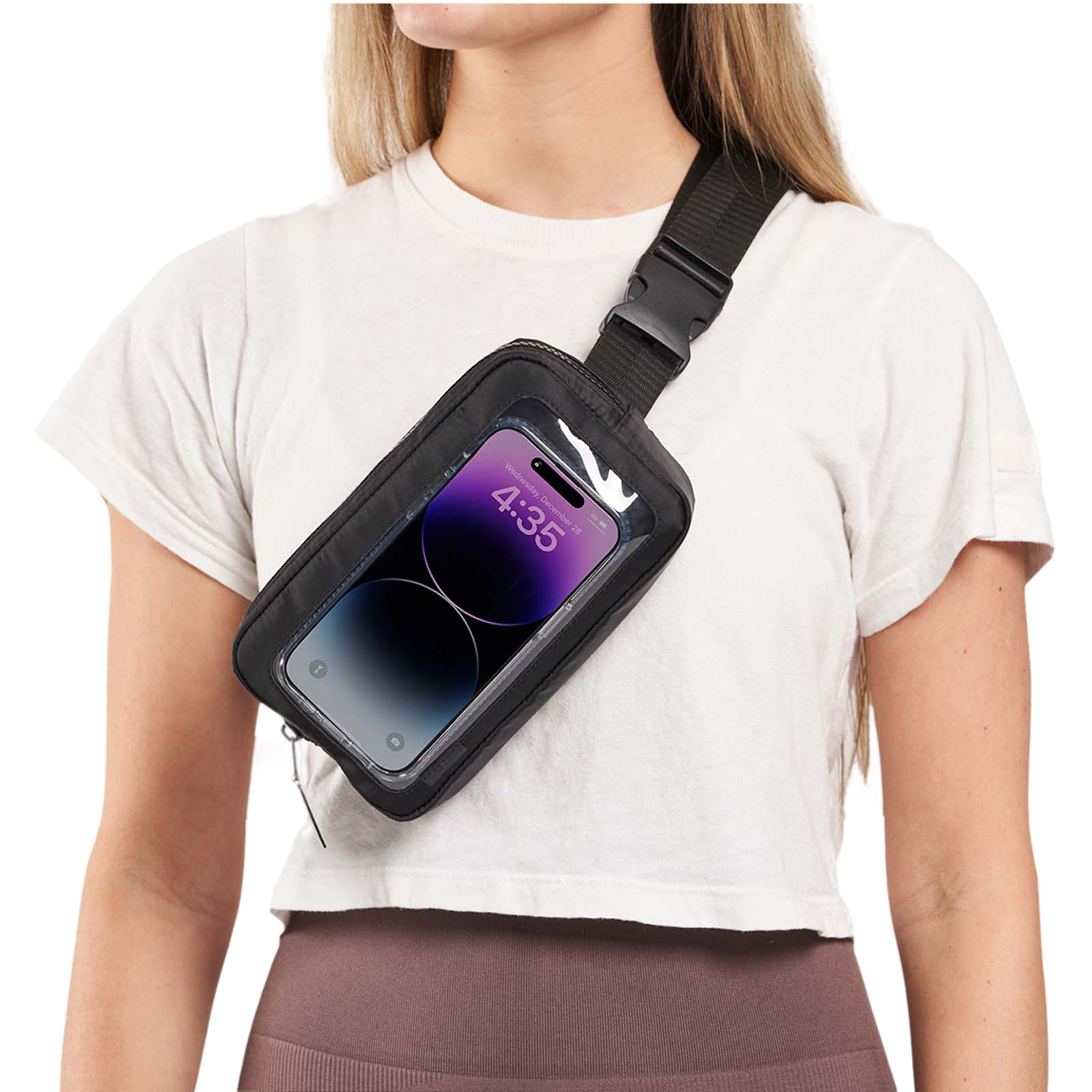 Phone Belt Bag (Black)