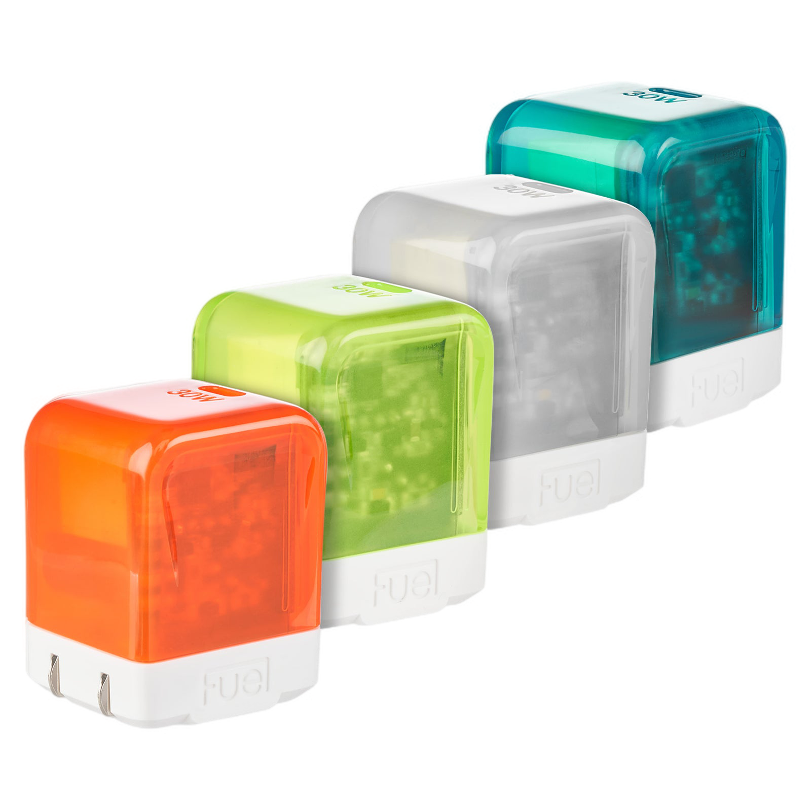 Fuel 30W USB-C Wall Chargers (Multi-Color 4 Pack)